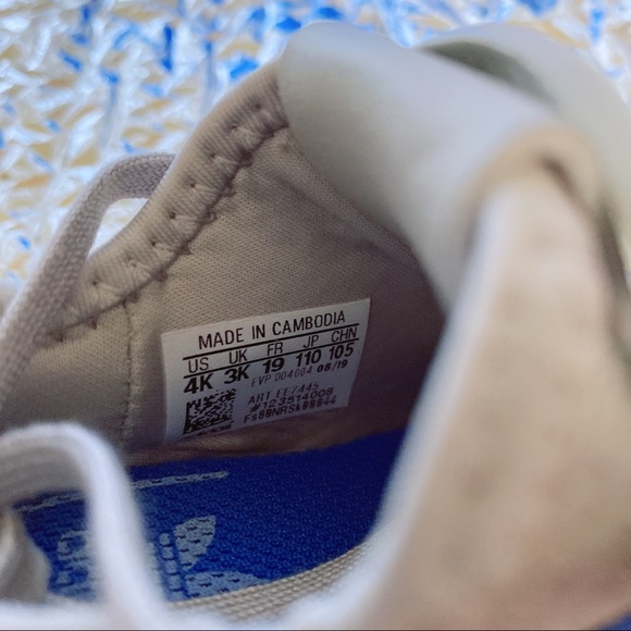 Addidas infant US running sneaker Gray two sides available US 4K&US8K$35/pair - Picture 6 of 7